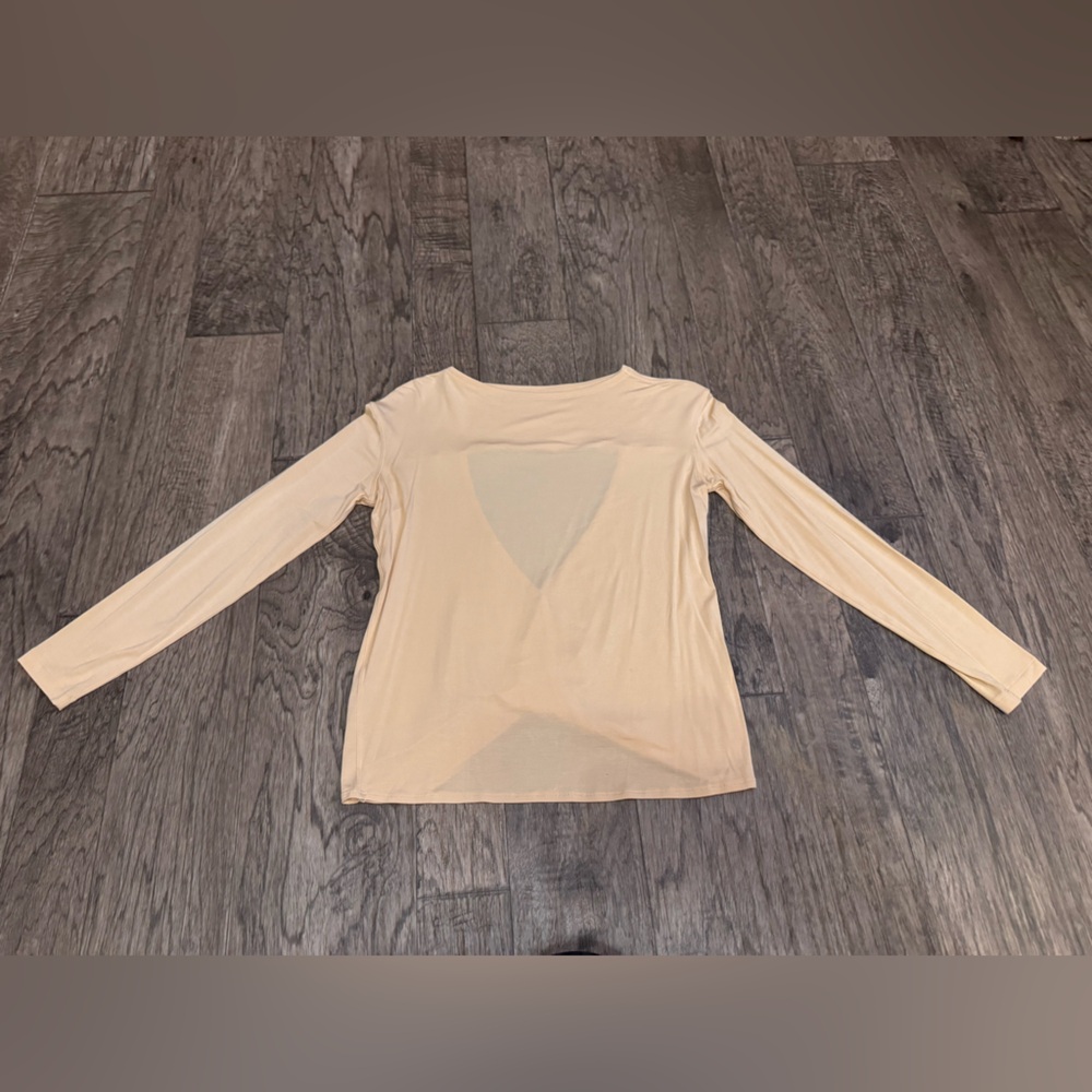 Lululemon Athletica Tan Long Sleeve Top